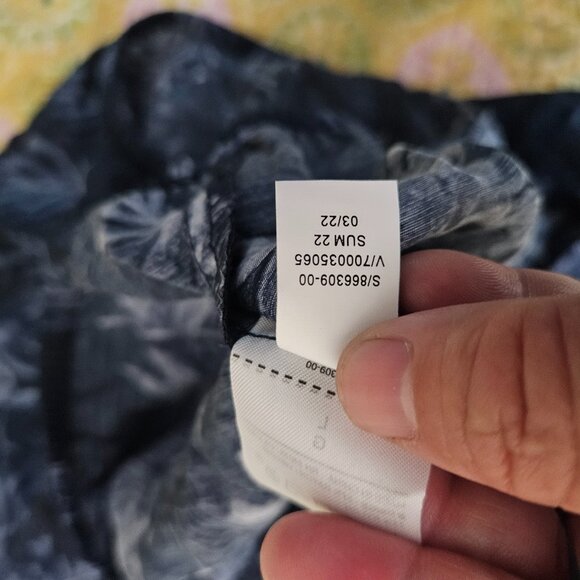 Banana Republic Women's Floral Printed Off One Shoulder Cropped Top Size L NEW - Picture 4 of 9